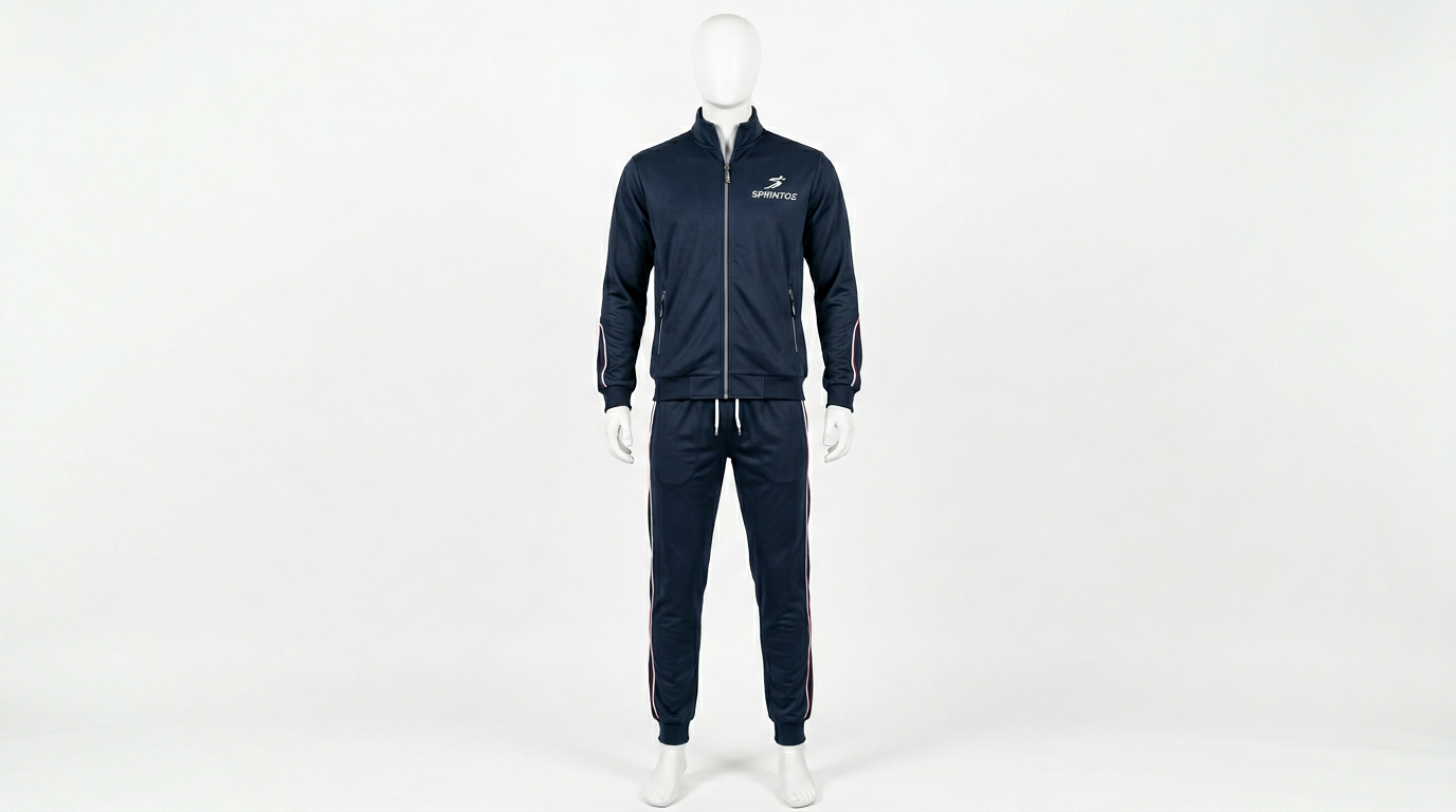 Zipped Tracksuit Set